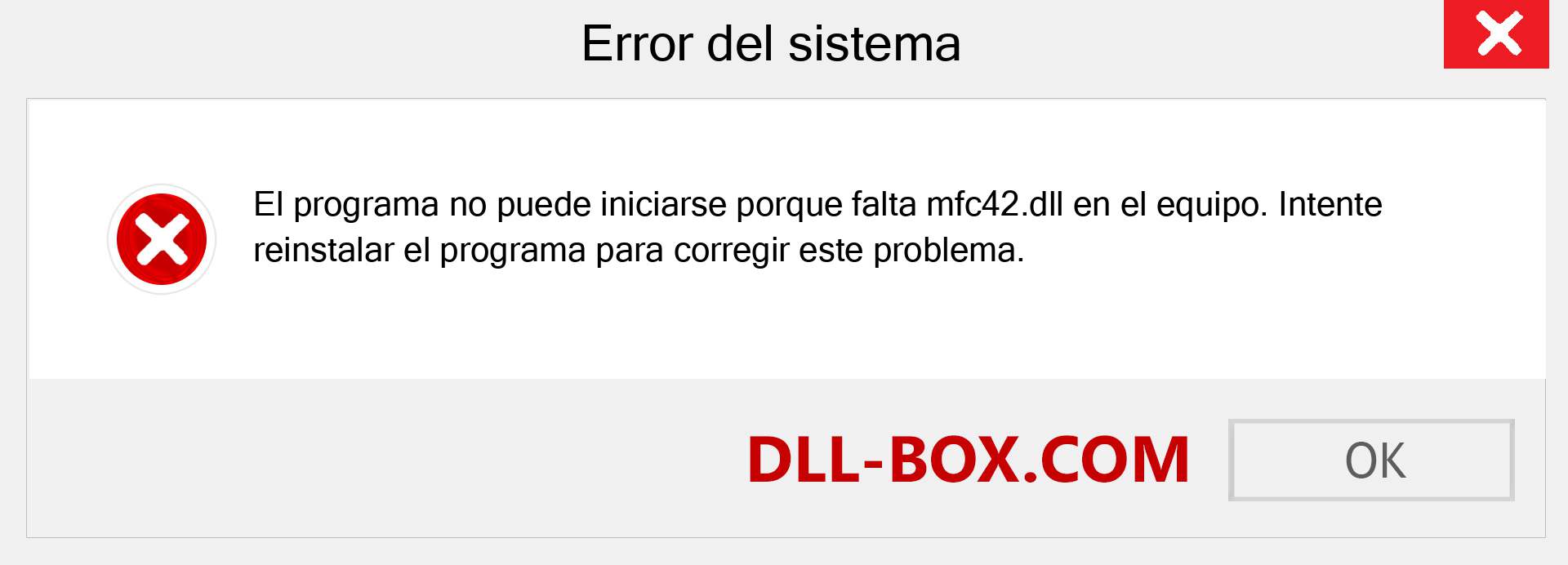 ¿Falta el archivo mfc42.dll ?. Descargar para Windows 7, 8, 10 - Corregir mfc42 dll Missing Error en Windows, fotos, imágenes